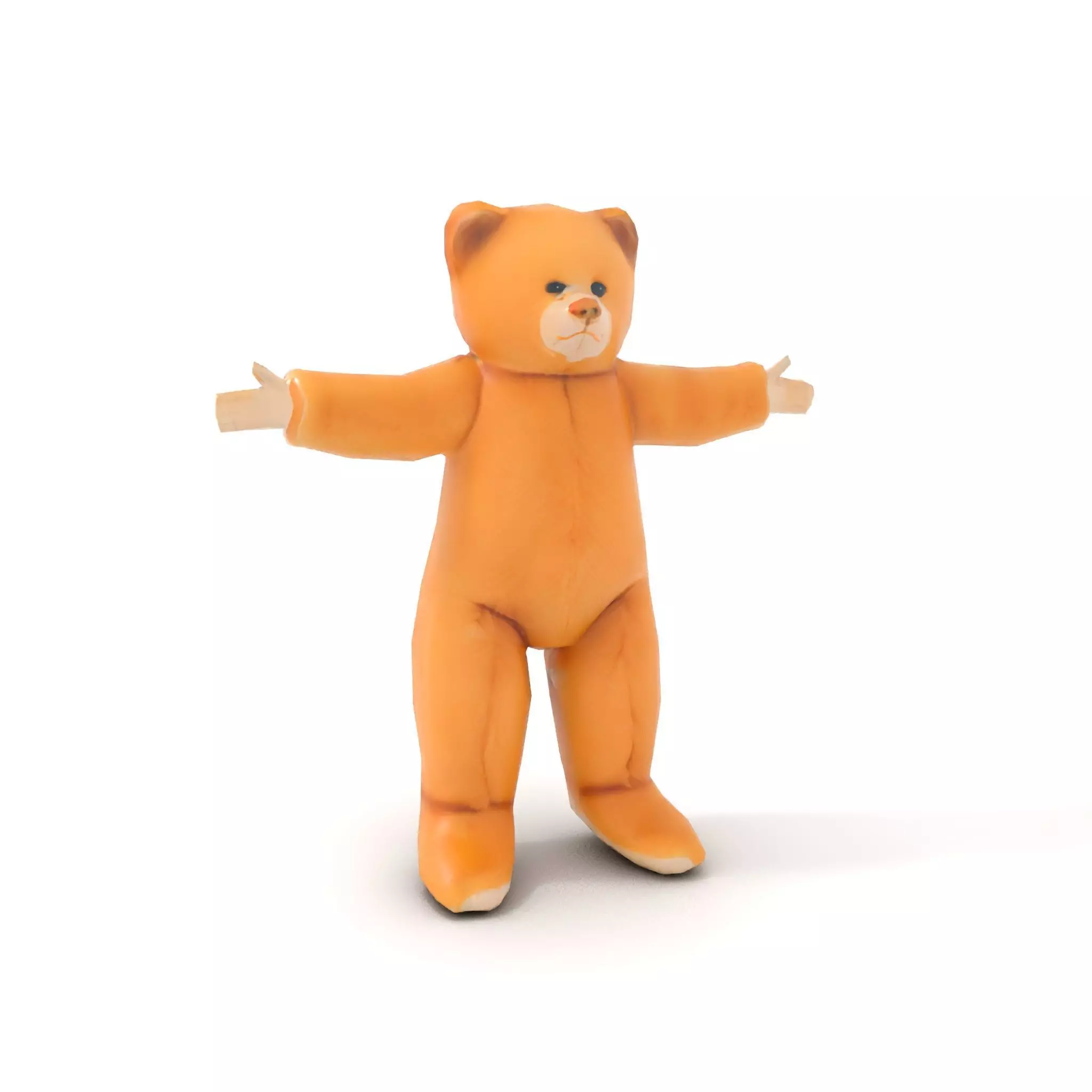 Golden Plush Teddy model pack Low-poly 3D model_20