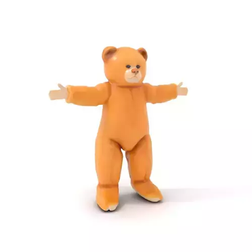 Golden Plush Teddy model pack