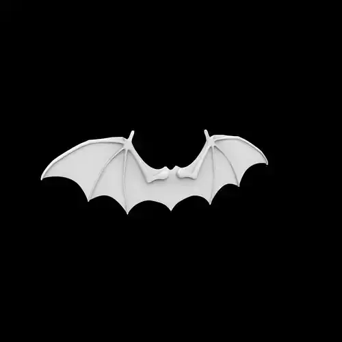 Simple Bat Wings 3D Print Model