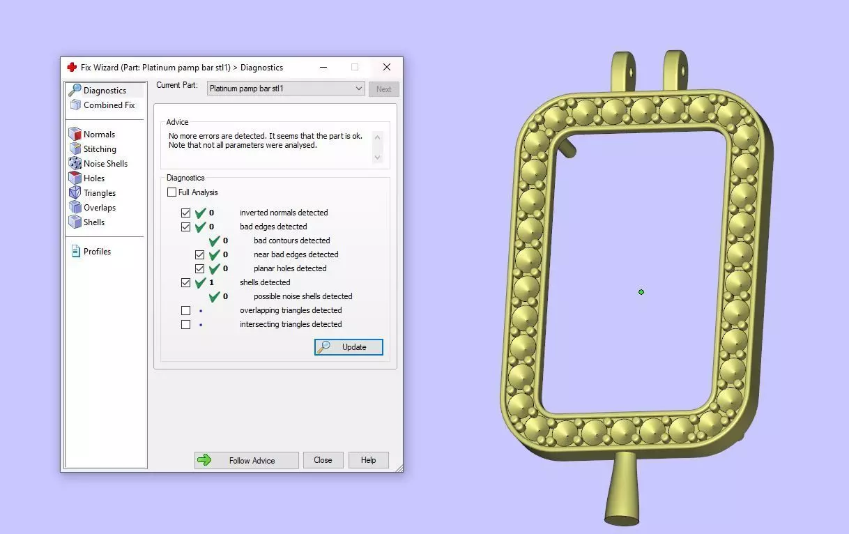 Gold N1523 3D print model_5