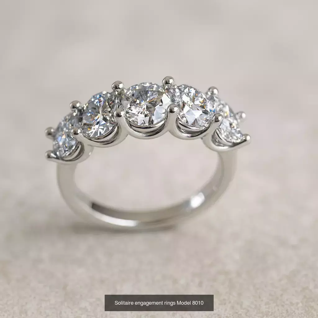 Solitaire engagement rings 3D Model Collection_142