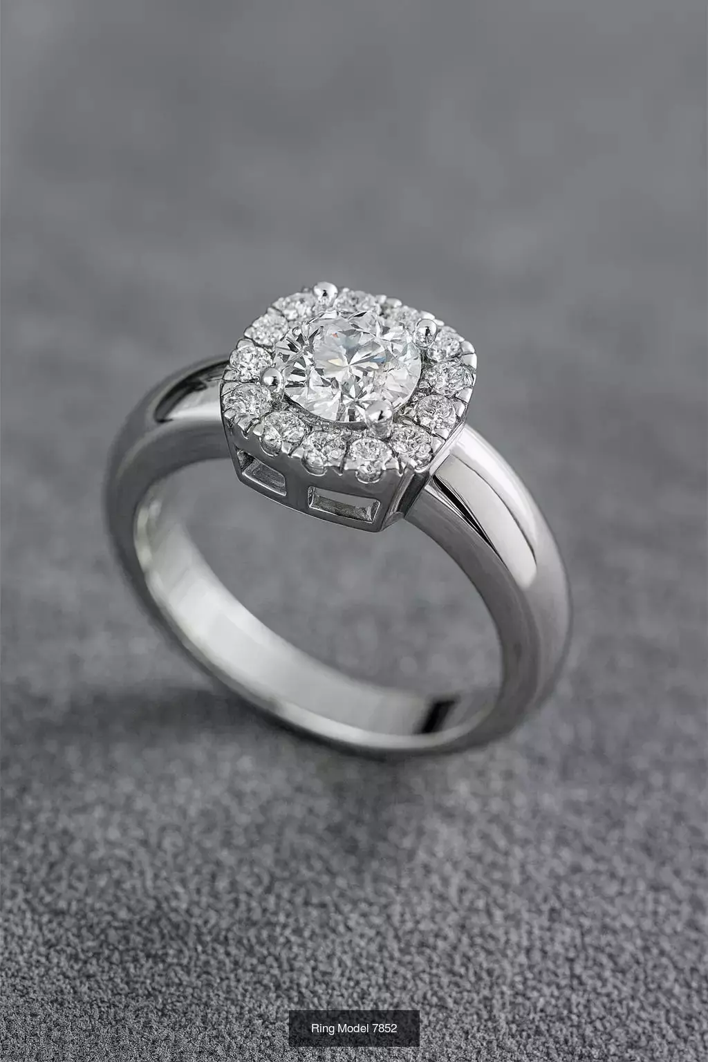 Solitaire engagement rings 3D Model Collection_31