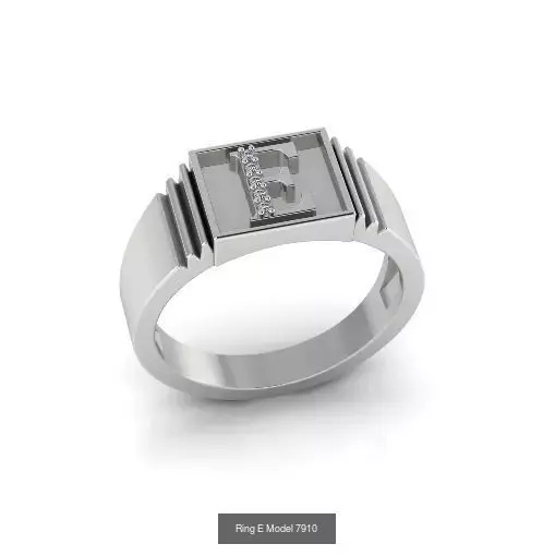 Solitaire engagement rings 3D Model Collection_91