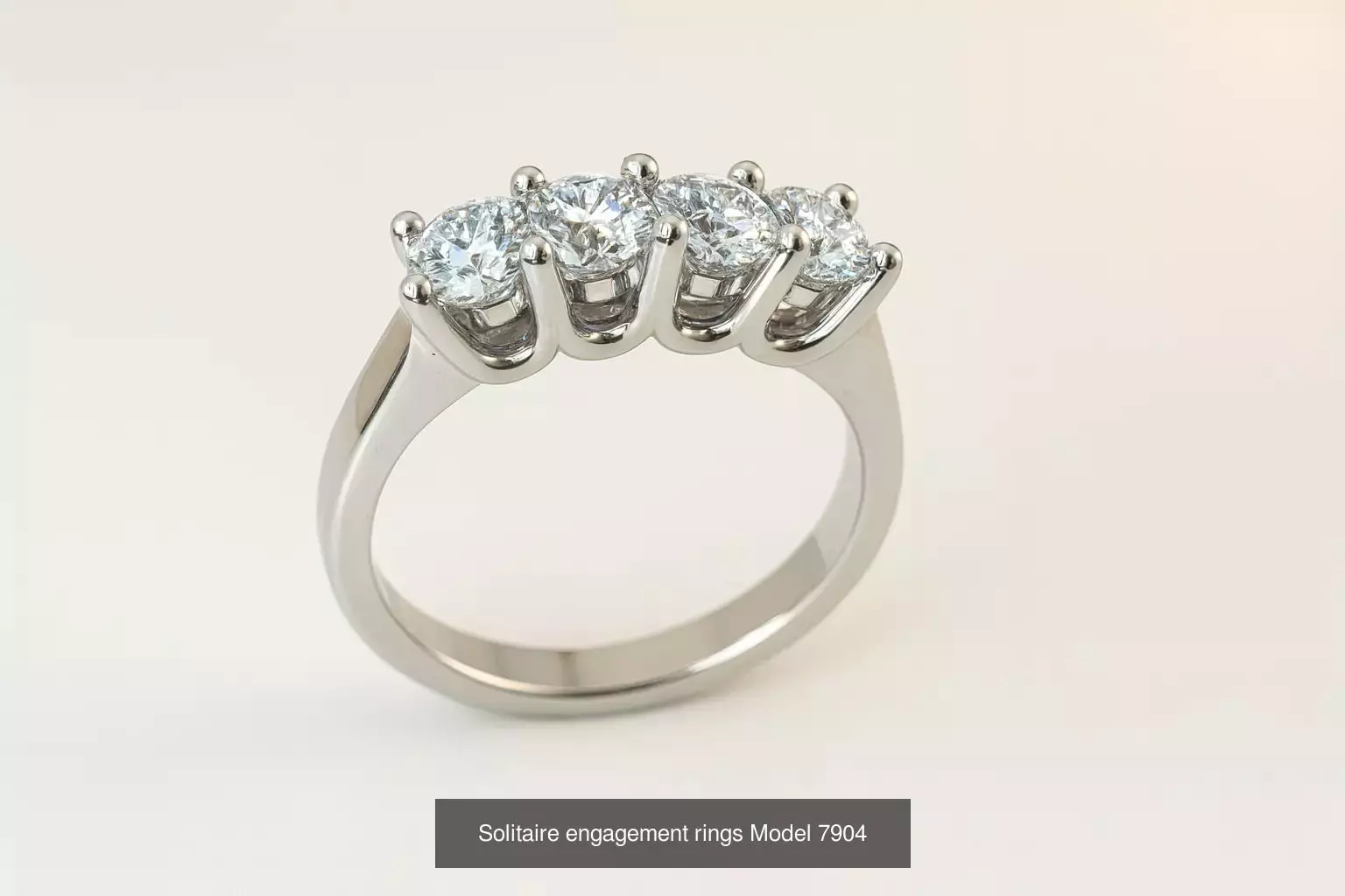 Solitaire engagement rings 3D Model Collection_95