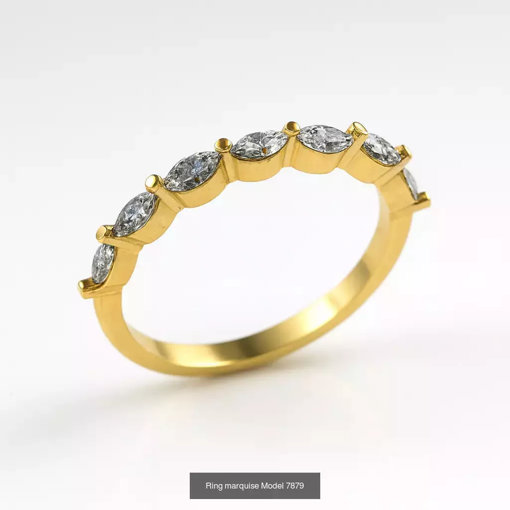 Solitaire engagement rings 3D Model Collection_59