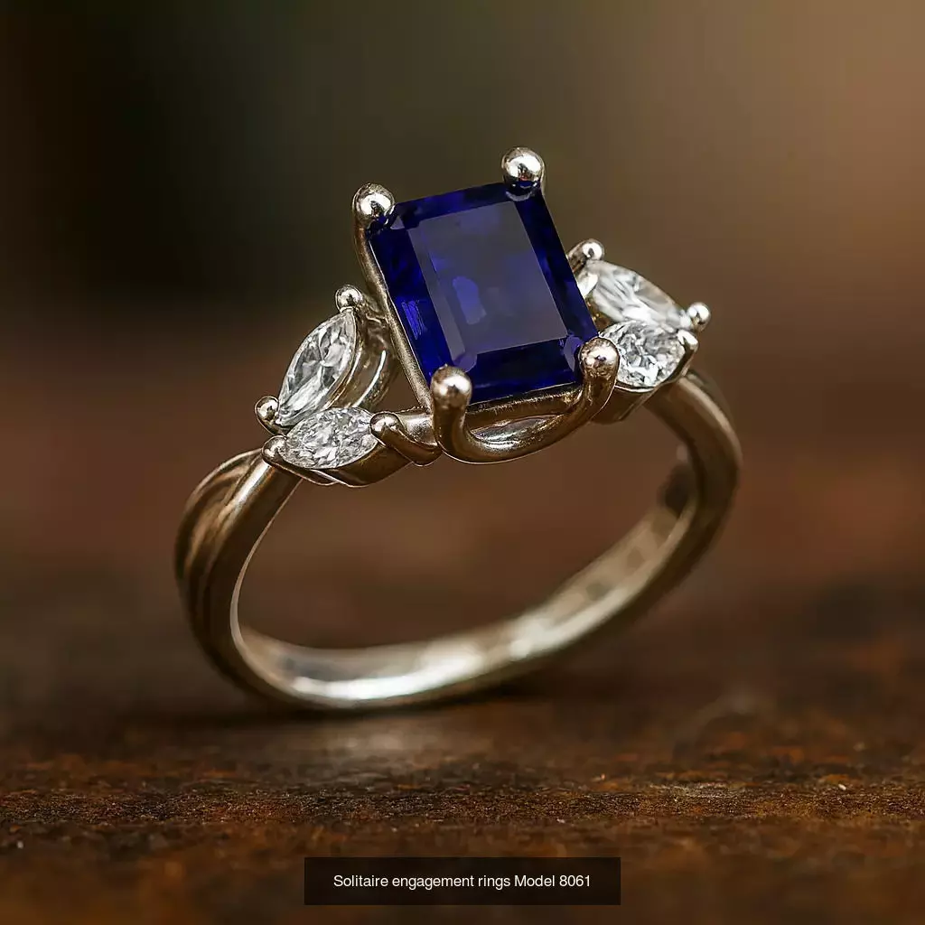 Solitaire engagement rings 3D Model Collection_166