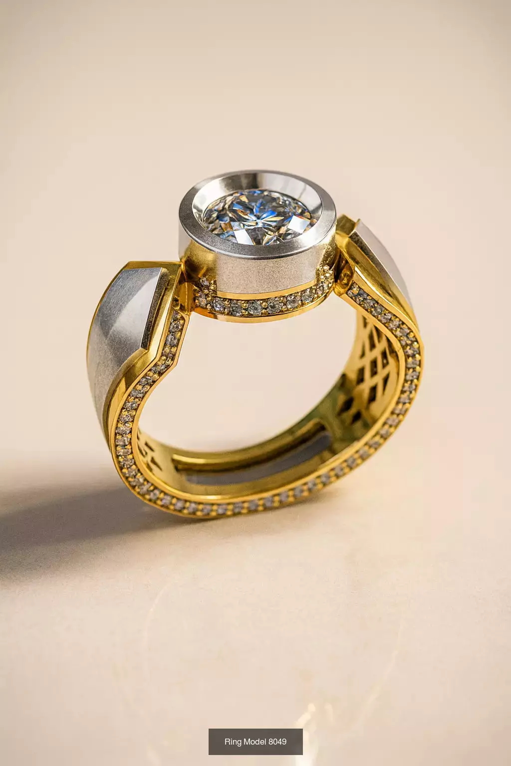 Solitaire engagement rings 3D Model Collection_171