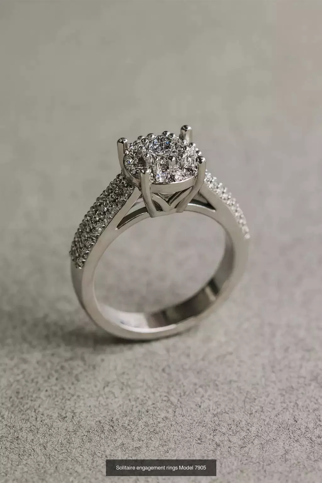 Solitaire engagement rings 3D Model Collection_94