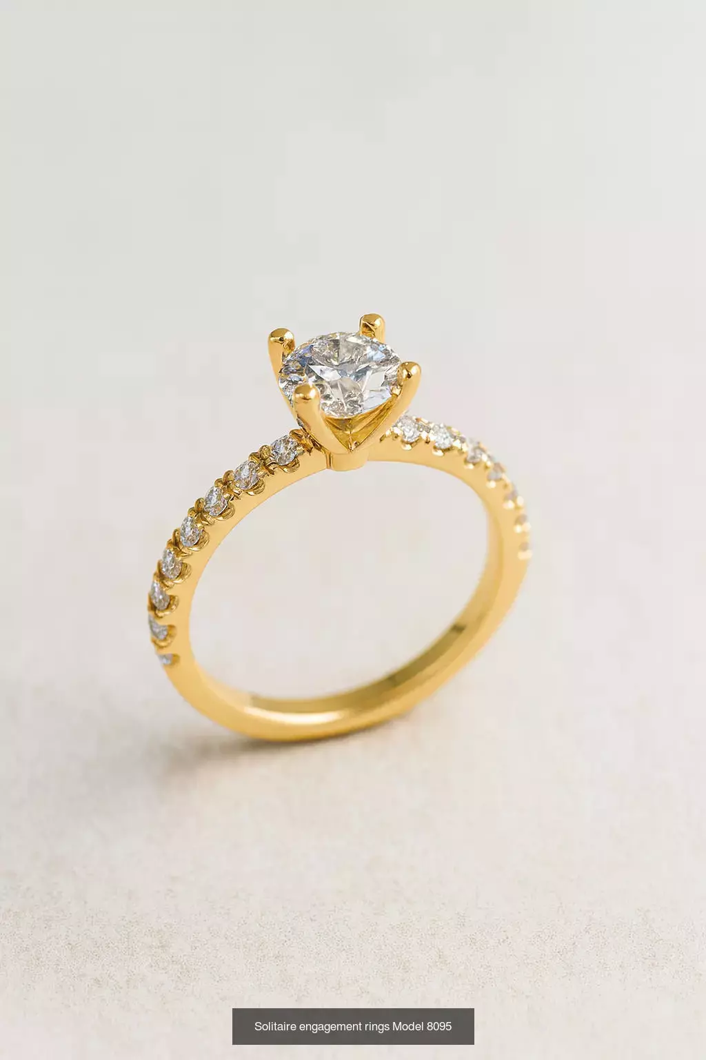 Solitaire engagement rings 3D Model Collection_184