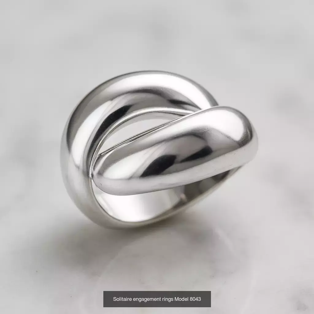 Solitaire engagement rings 3D Model Collection_173