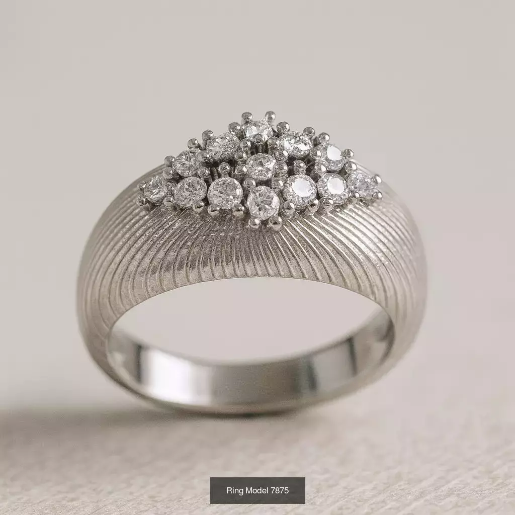 Solitaire engagement rings 3D Model Collection_63