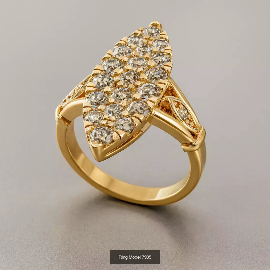 Solitaire engagement rings 3D Model Collection_77