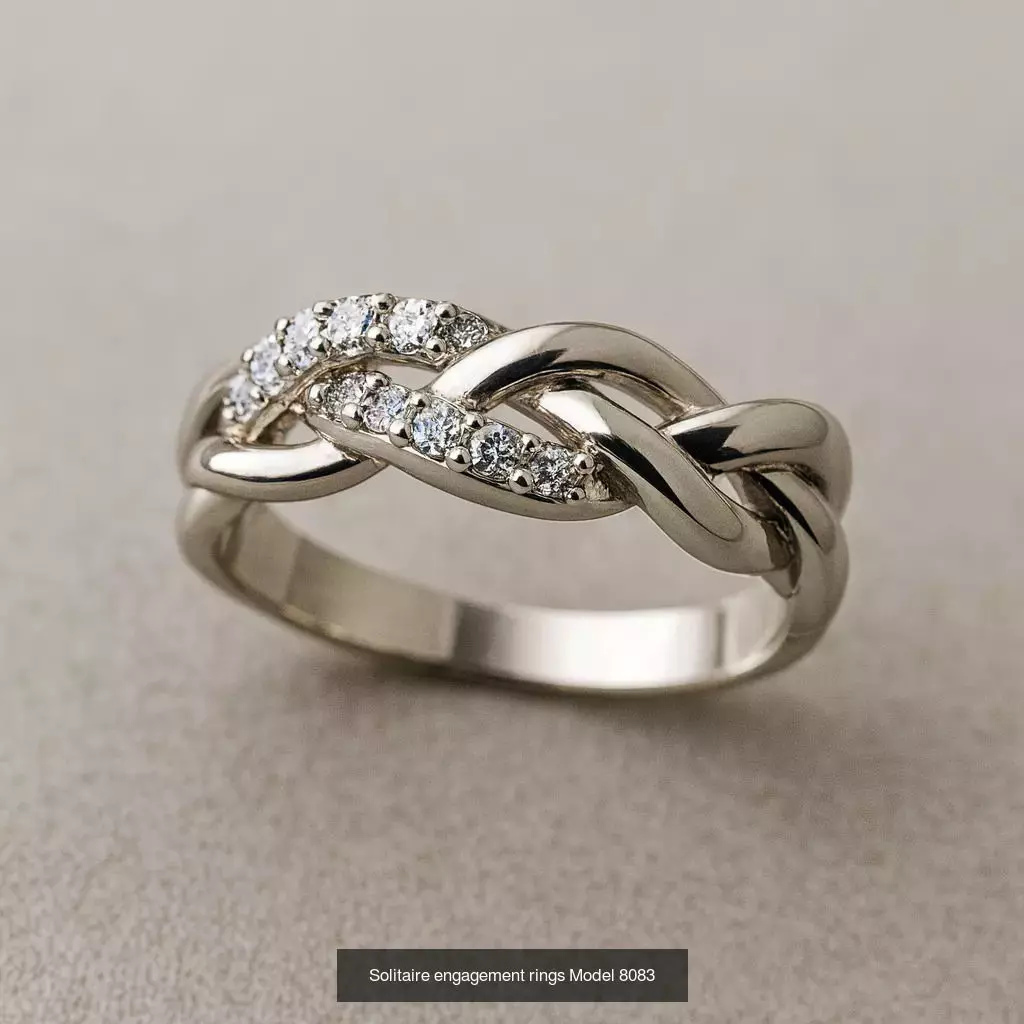 Solitaire engagement rings 3D Model Collection_157