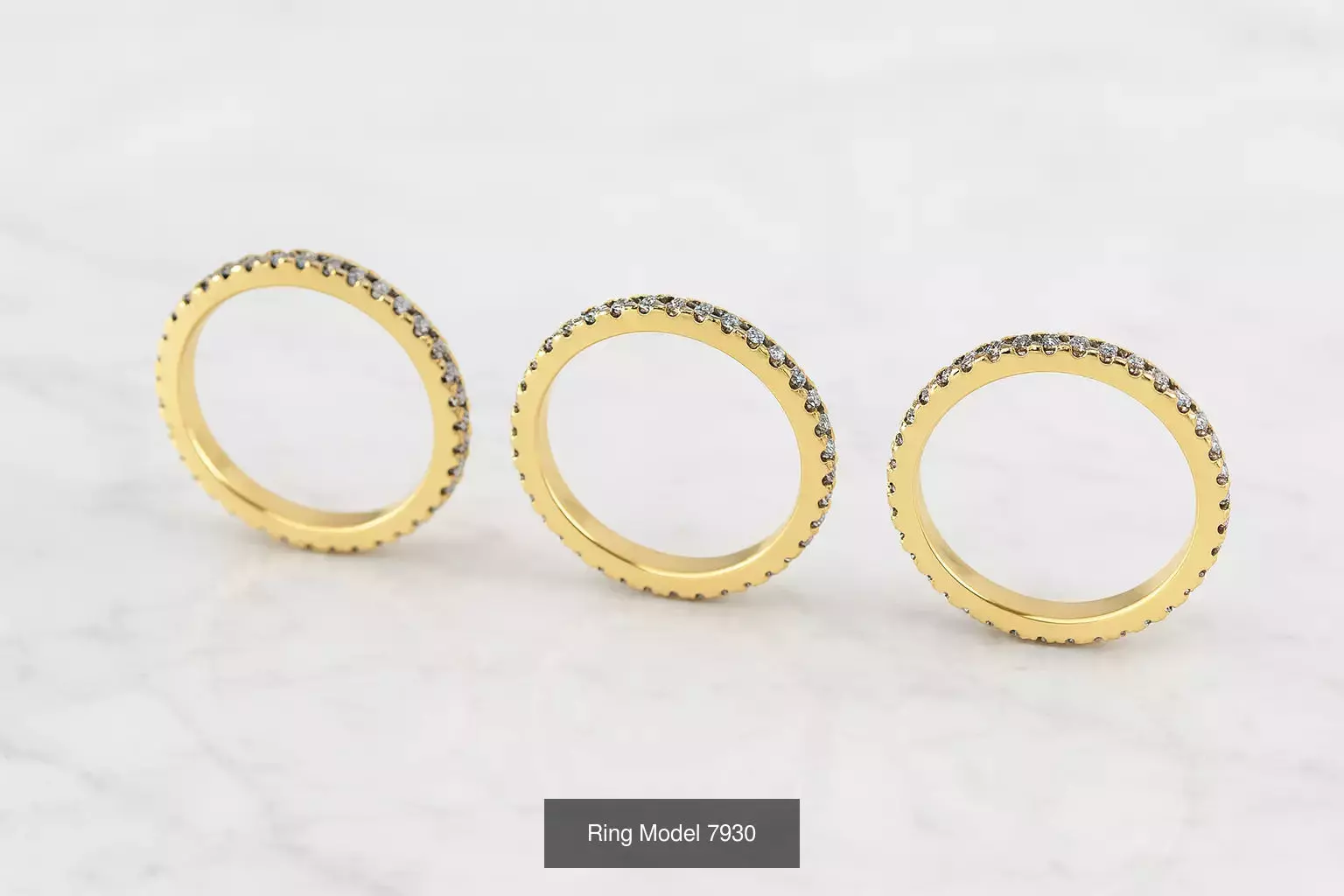 Solitaire engagement rings 3D Model Collection_79