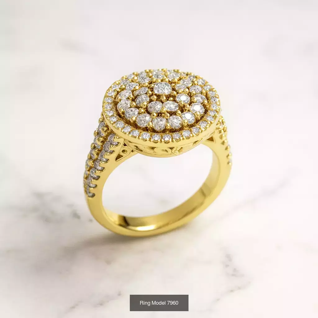 Solitaire engagement rings 3D Model Collection_119