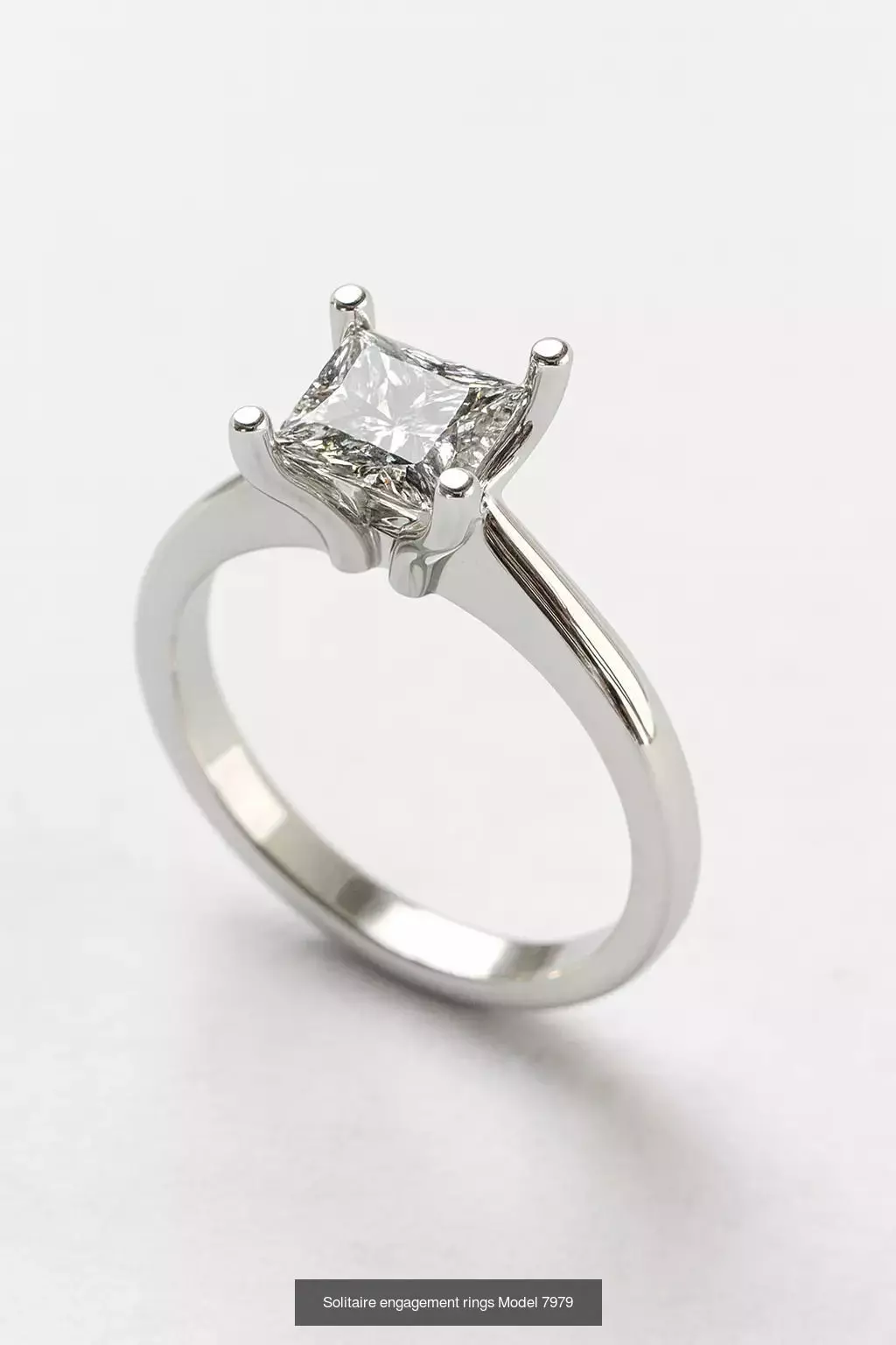Solitaire engagement rings 3D Model Collection_106