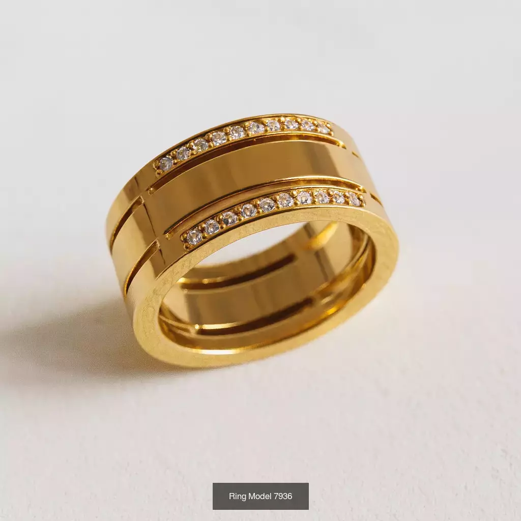 Solitaire engagement rings 3D Model Collection_76