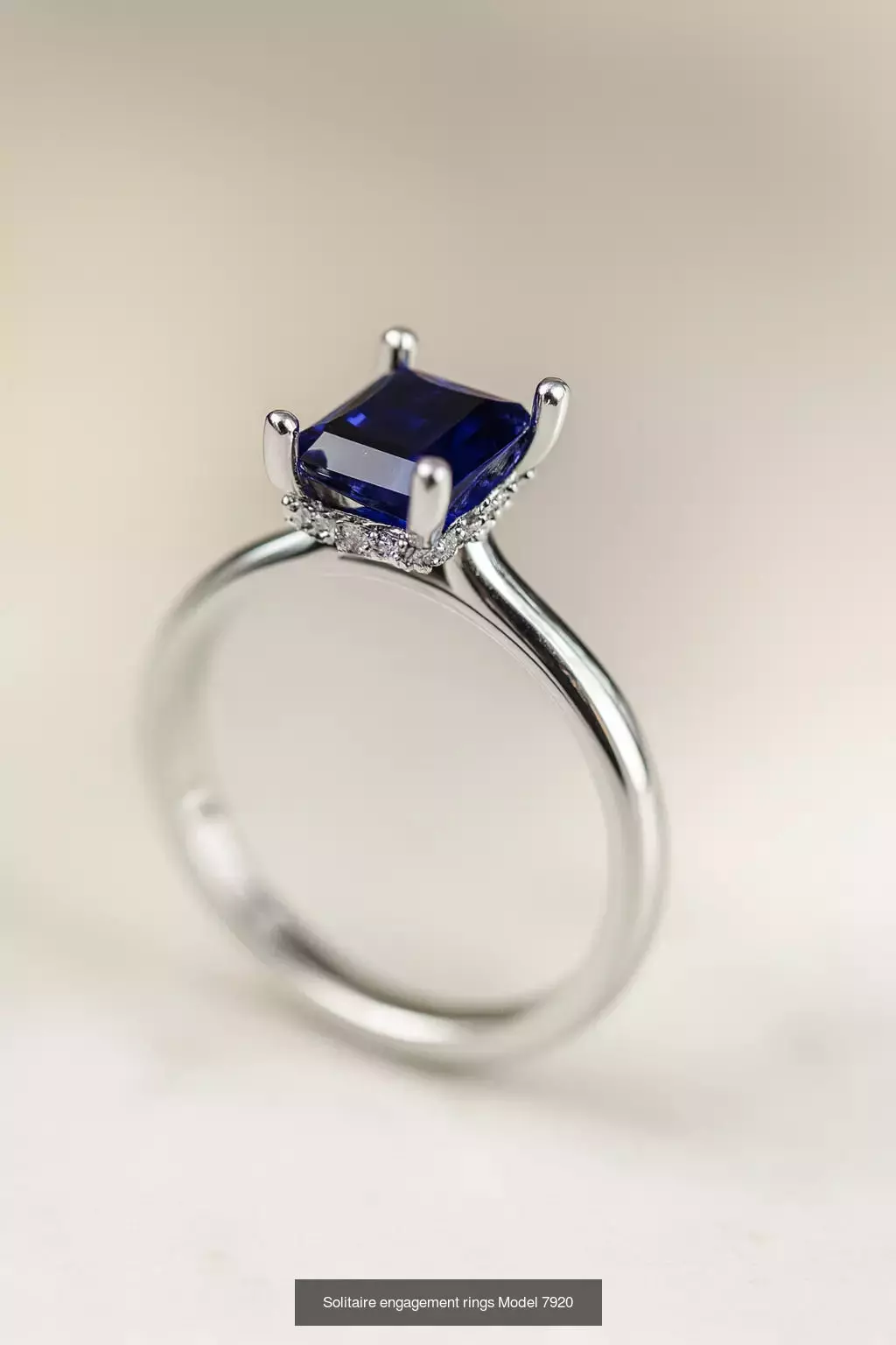 Solitaire engagement rings 3D Model Collection_85