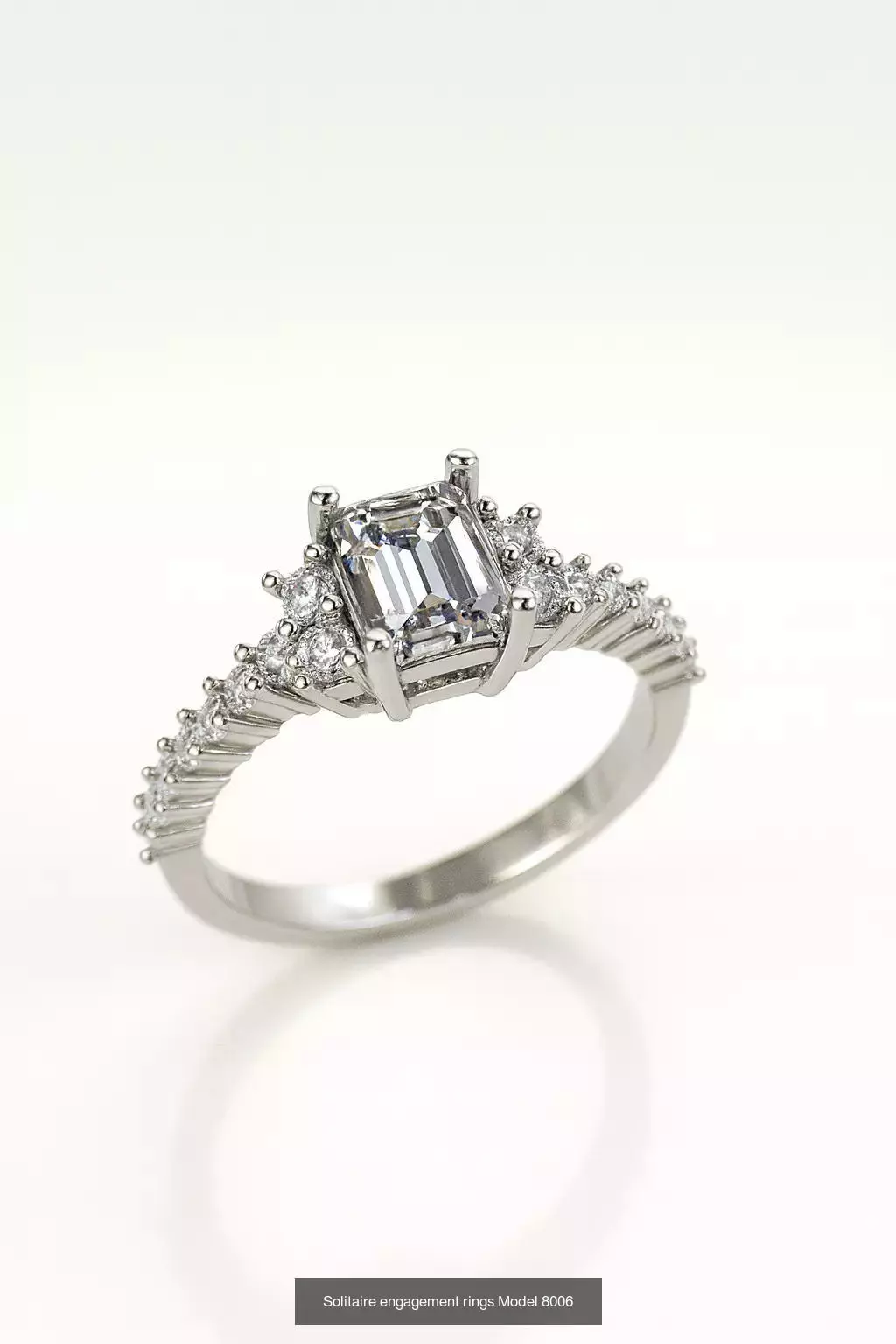 Solitaire engagement rings 3D Model Collection_145