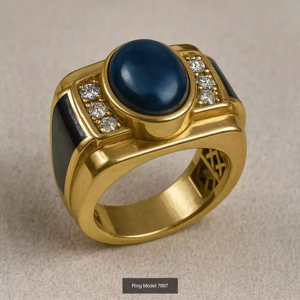 Solitaire engagement rings 3D Model Collection_98