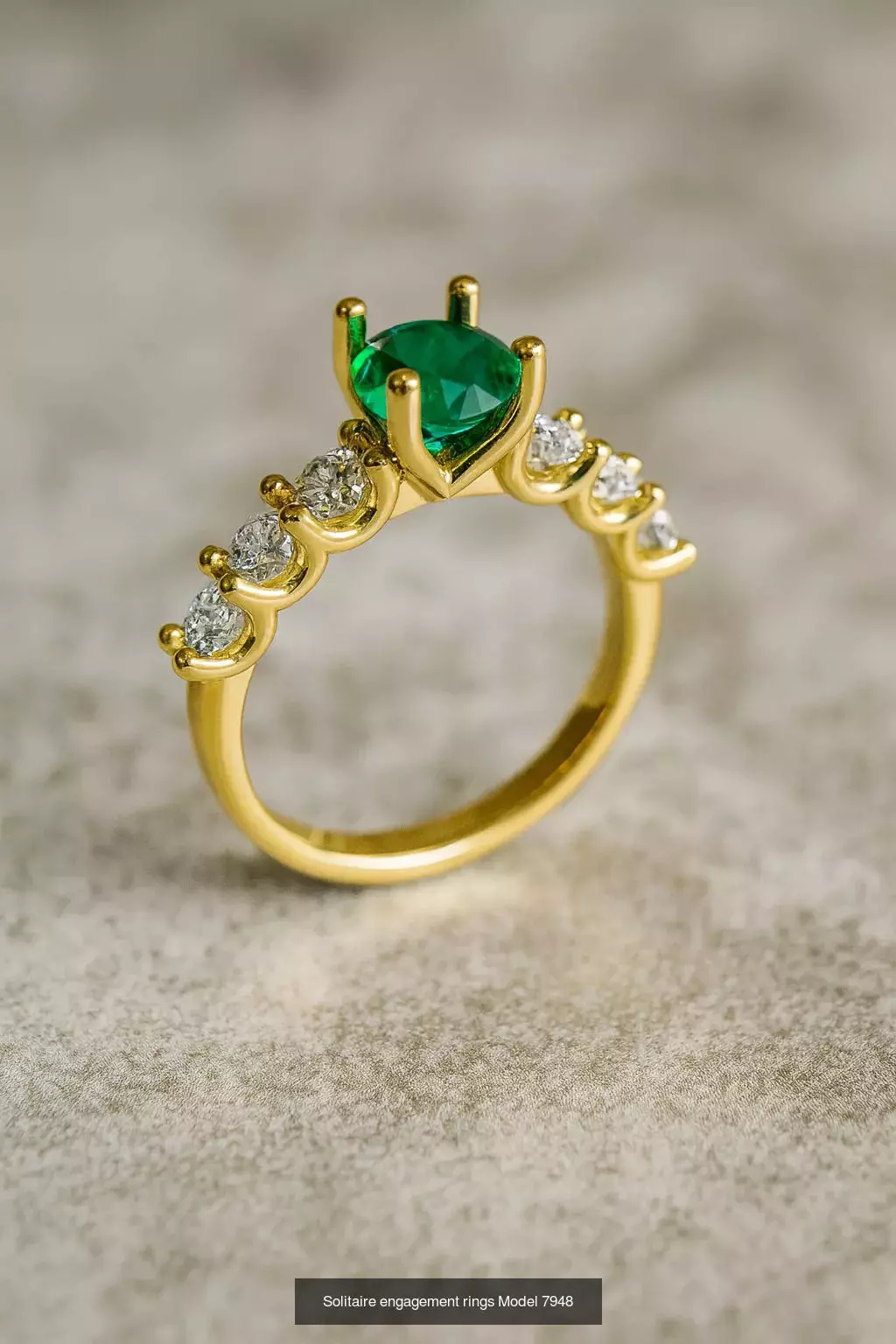 Solitaire engagement rings 3D Model Collection_123