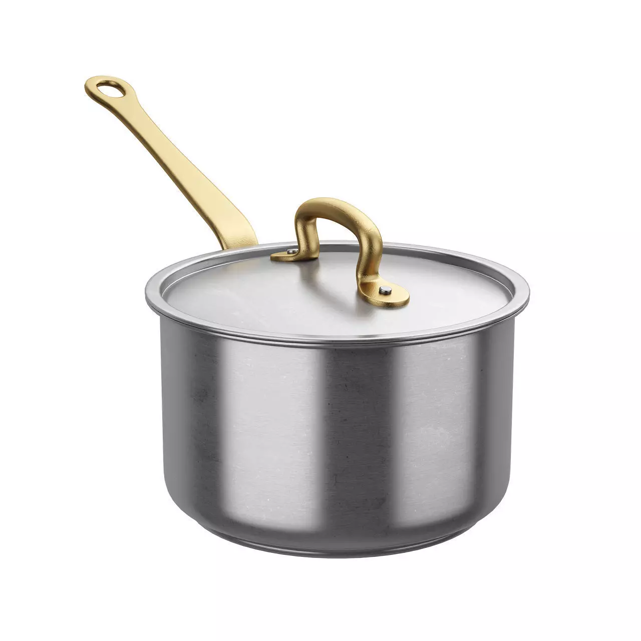 1965 Vintage Saucepan by Sambonet 3D model_0