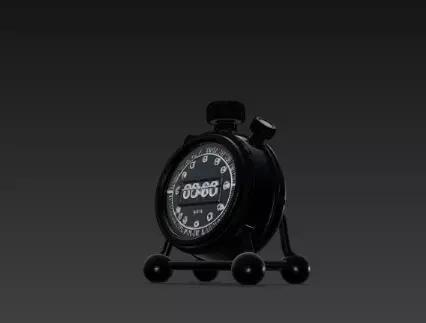3D Sale Countdown Clock Black Friday Concept 3D print model_10