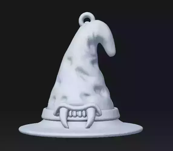 Halloween Hat Pendant - resin miniature - presupported