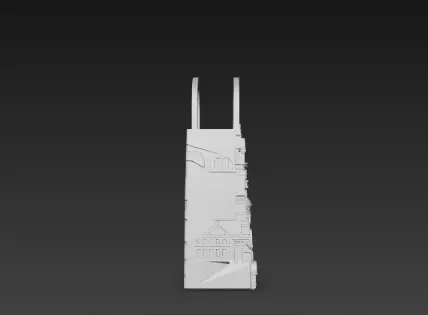 3D Urban Shopping Bag Tower Black Friday Concept 3D print model_13