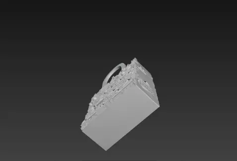 3D Urban Shopping Bag Tower Black Friday Concept 3D print model_6