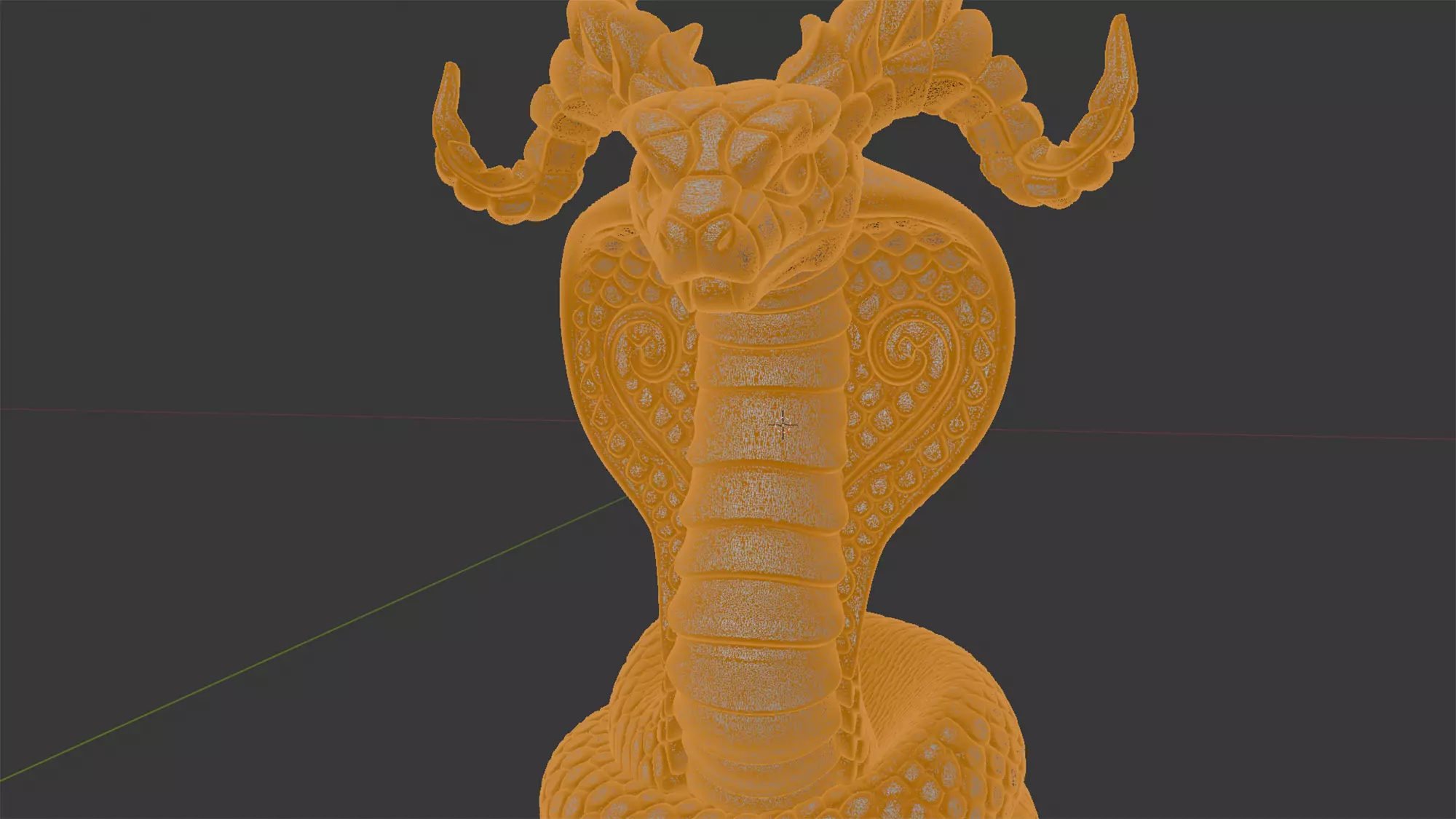 Extended Cobra Mythic Statue 3D Print Model 3D print model_5