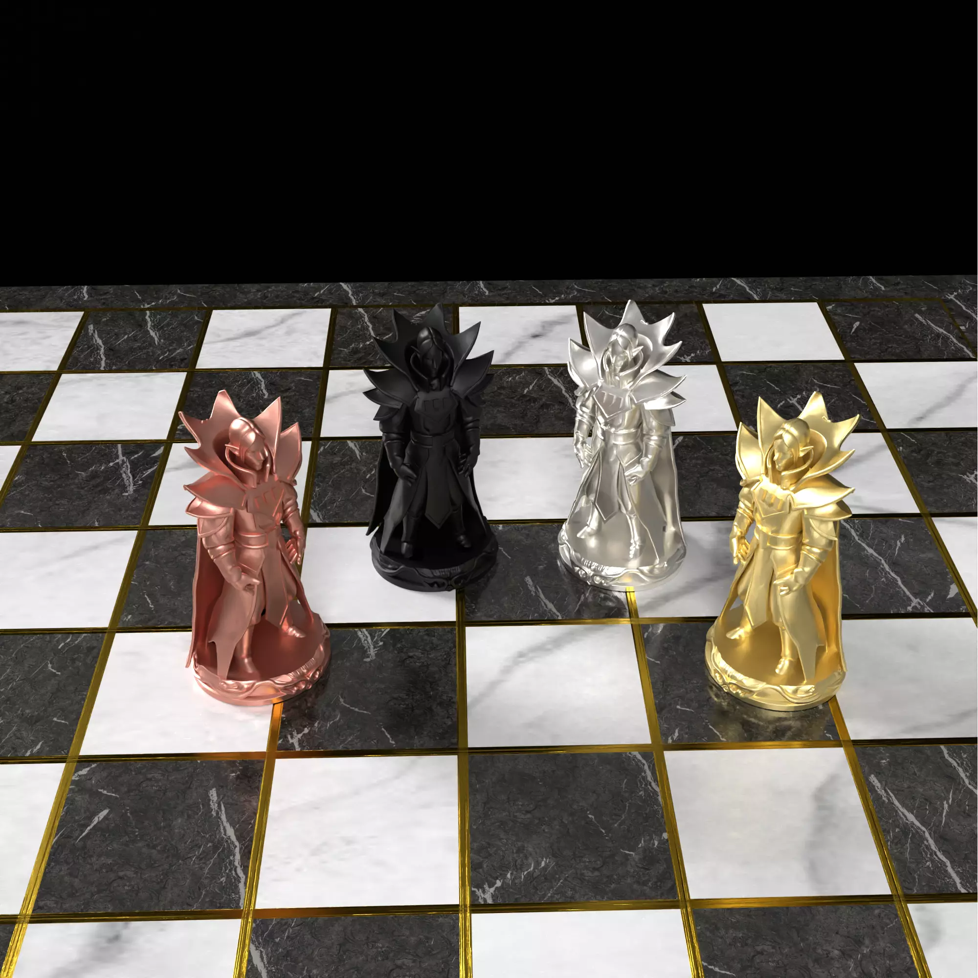 Dota Legends Chess Set Radiant Versus Dire 3D print model_17