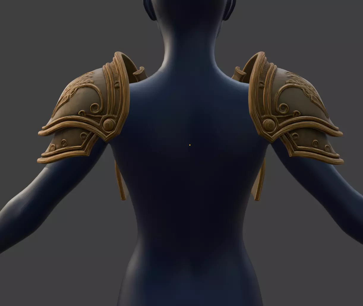 VALKYRIE BREASTPLATE AND PAULDRONS 3D print model_2