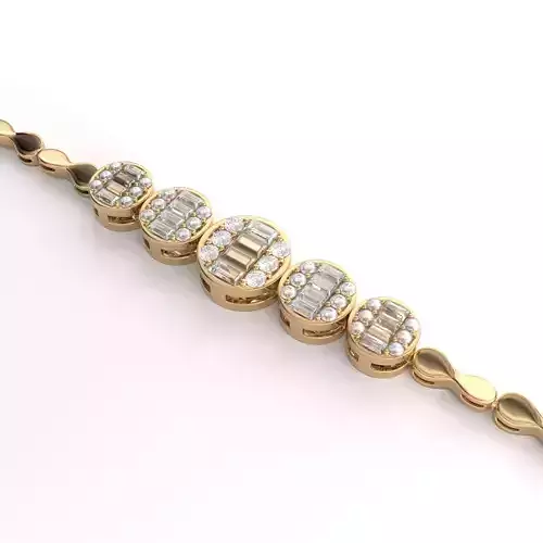 Diamond pendant 3D model for render 3Ds Max V-ray