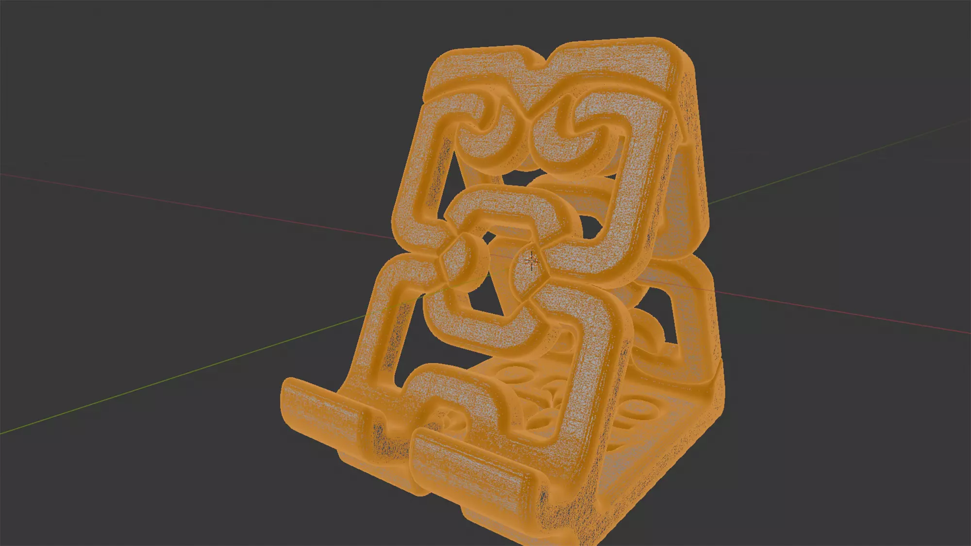 Puzzle Link Phone Stand 3D Print Model 3D print model_5