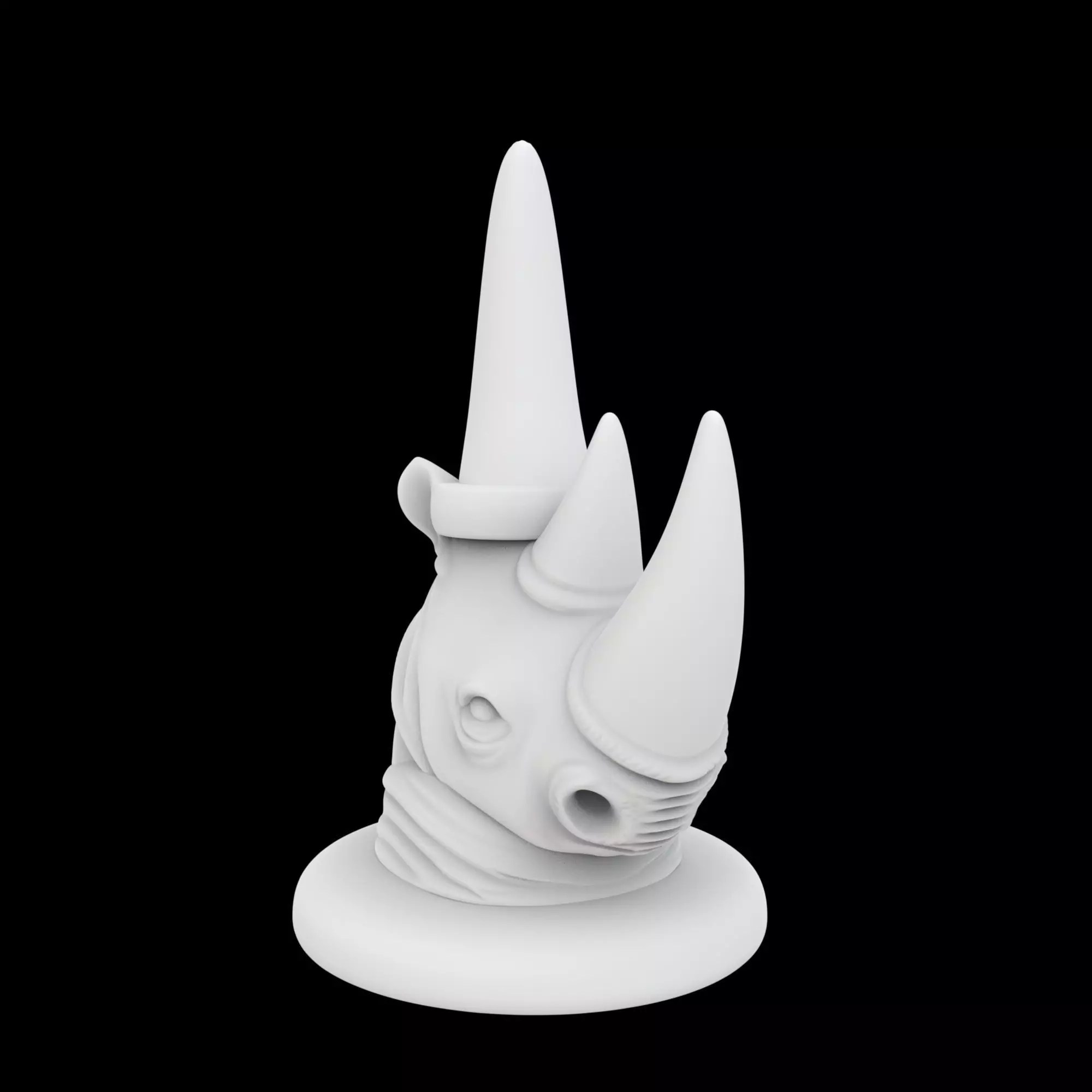 Rhino Ring Holder 3D Print Model 3D print model_0