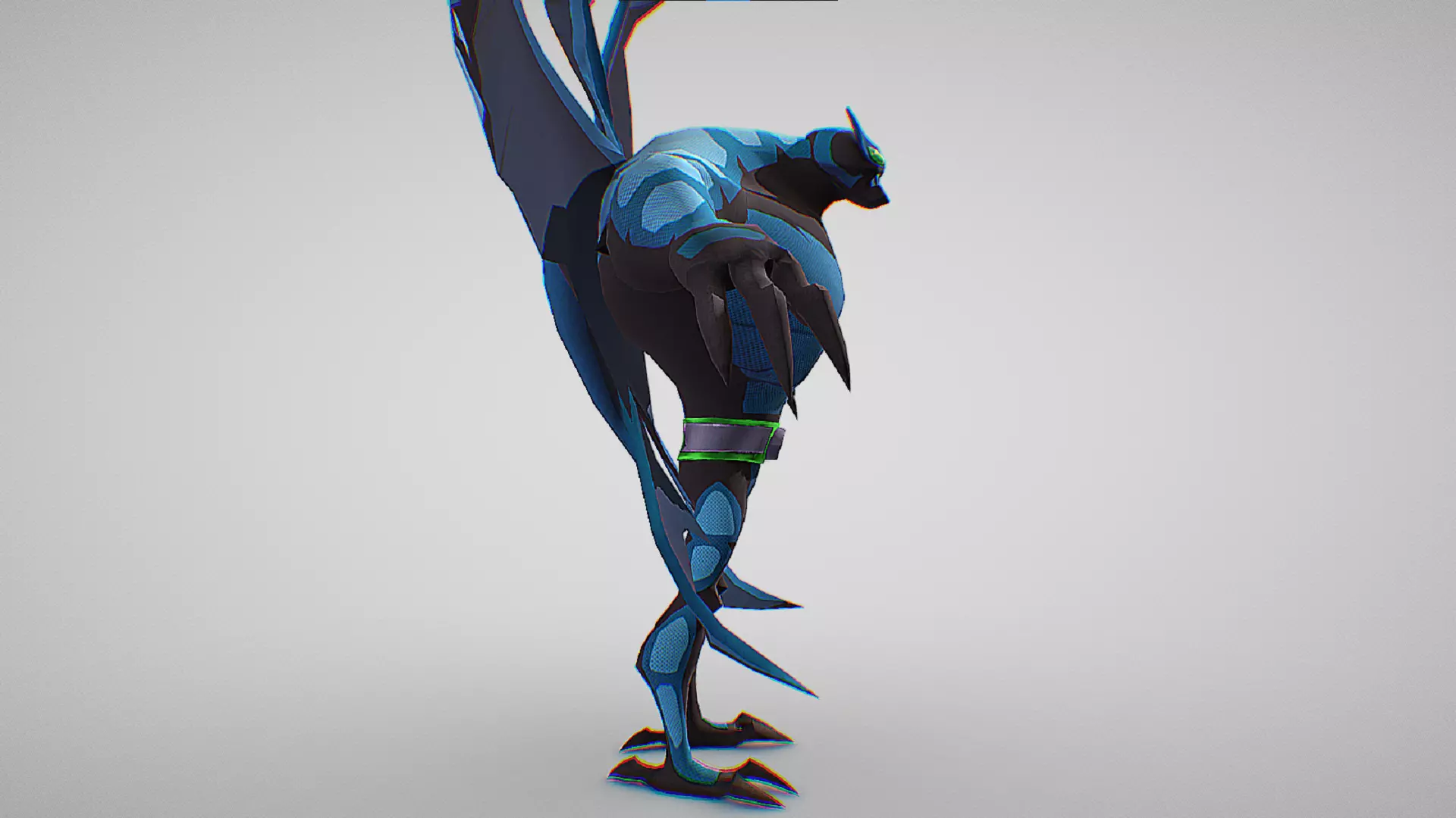 Big Chill - Omnitrix DNA sample Necrofriggian - Ben 10 Omniverse Low-poly 3D model_4