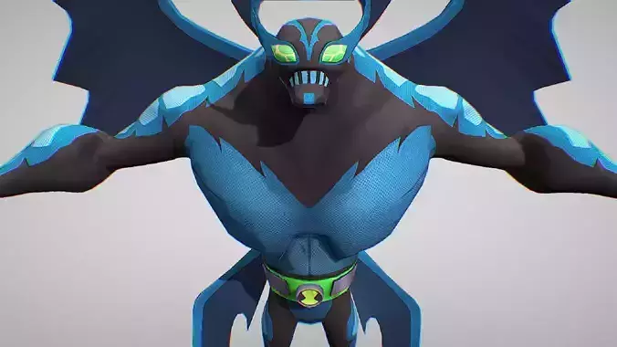 Big Chill - Omnitrix DNA sample Necrofriggian - Ben 10 Omniverse