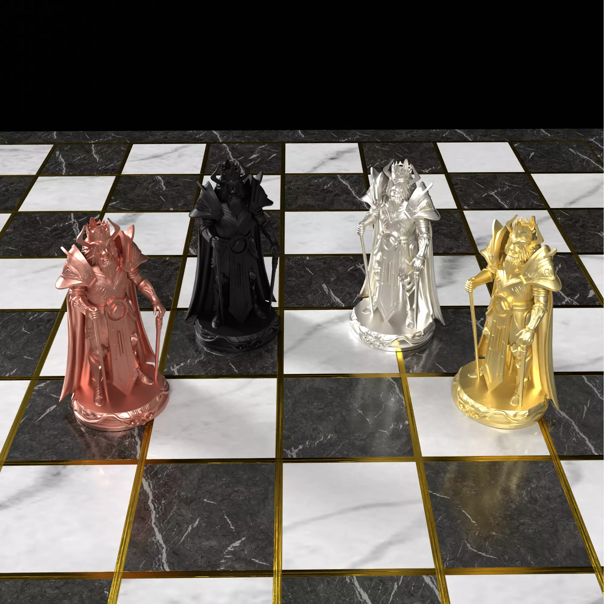 League of Legends Themed Chess Set Champions Arena 3D print model_11