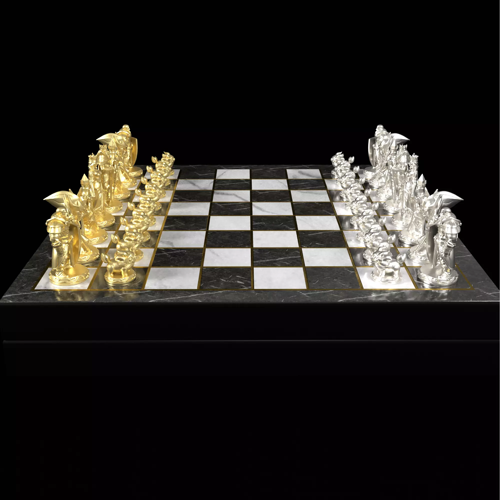 League of Legends Themed Chess Set Champions Arena 3D print model_22