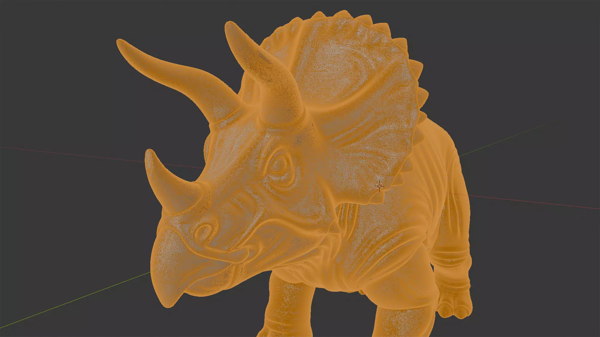 Triceratops Miniature 3D Print Model 3D print model_5