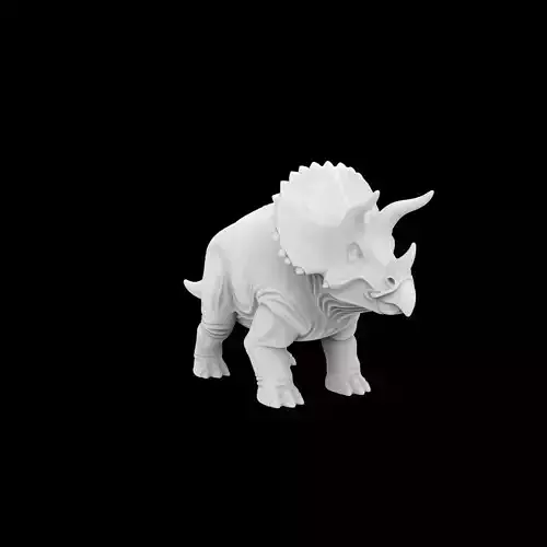 Triceratops Miniature 3D Print Model