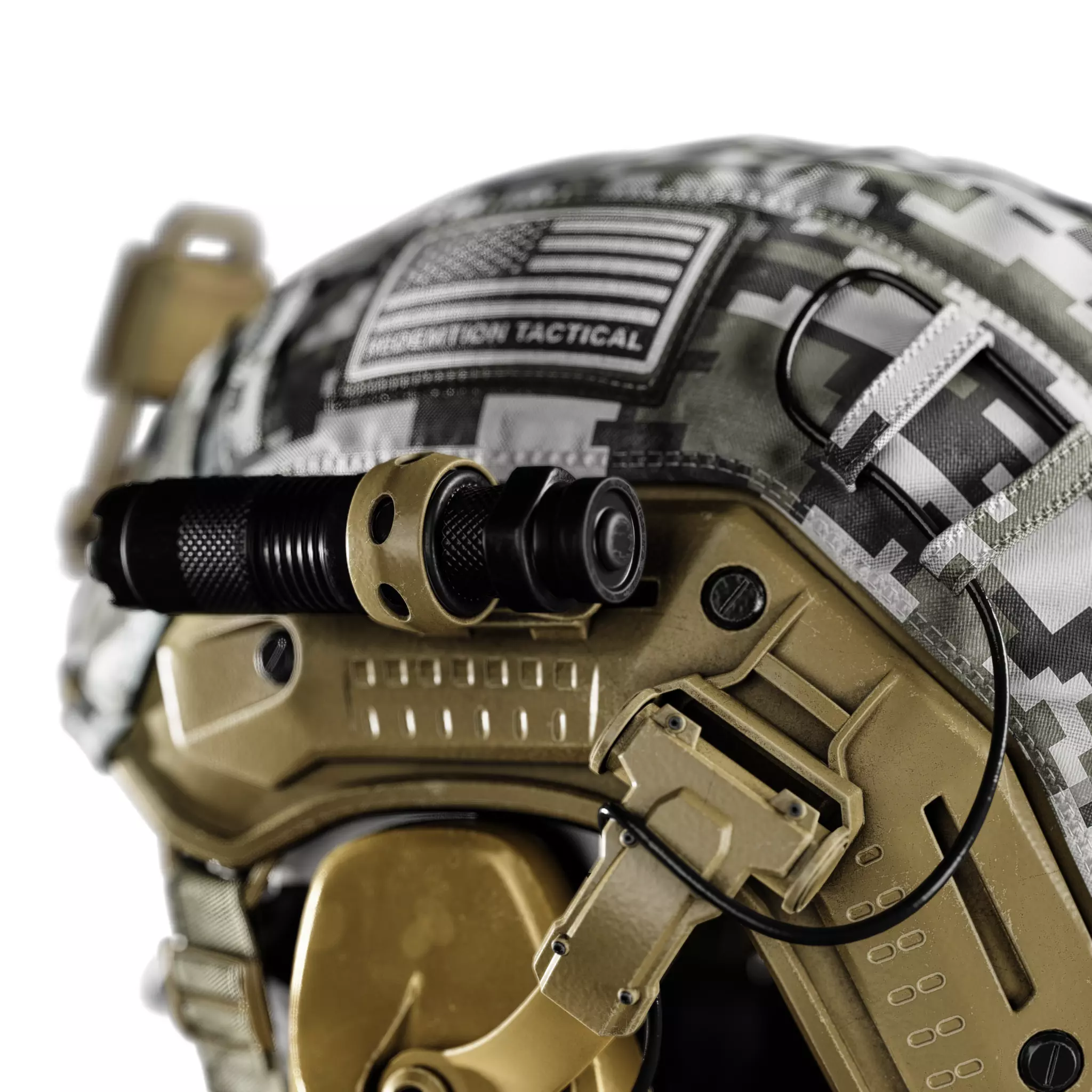 Military Tactical Helmet 3D model_21