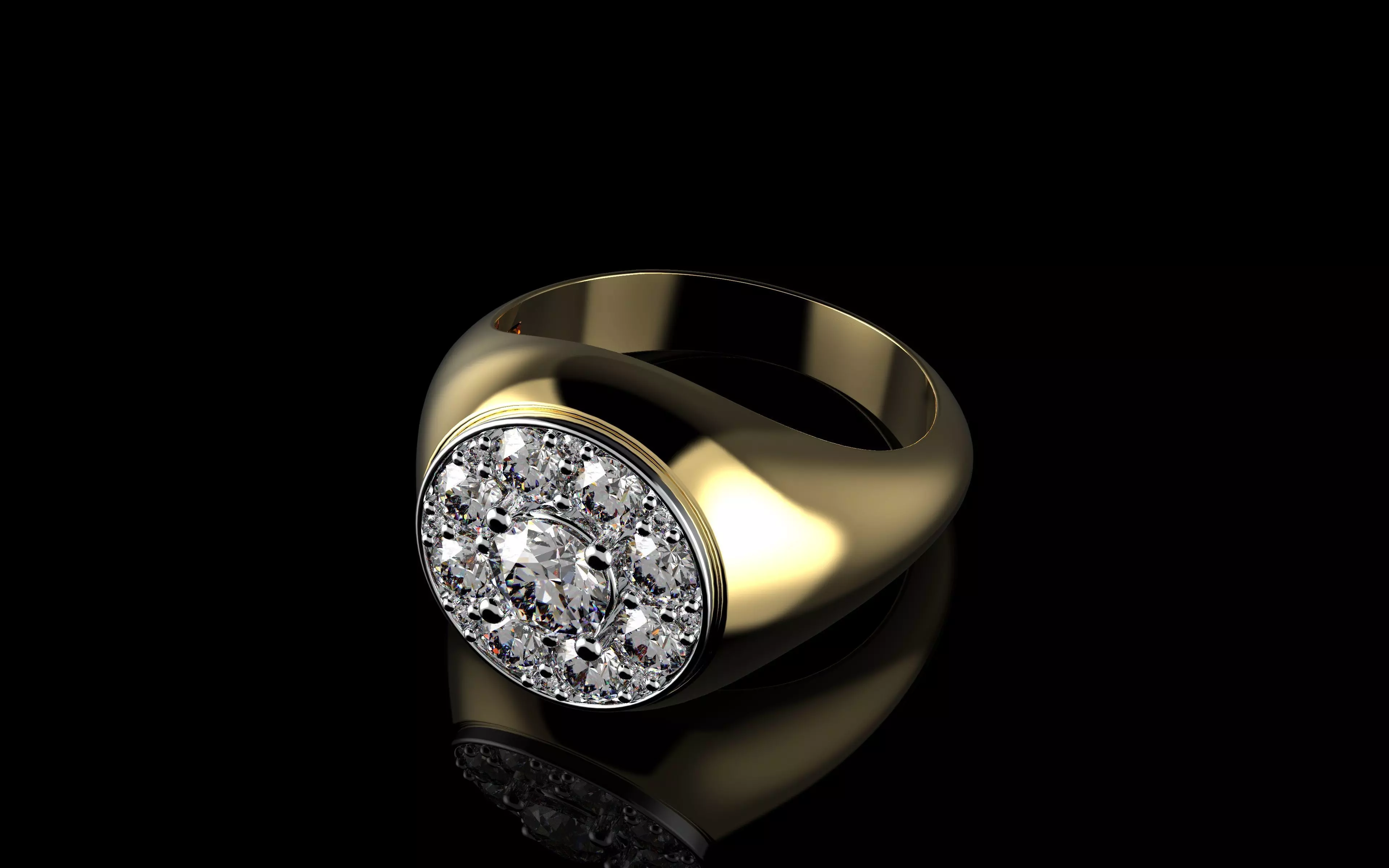 Gold N1524 3D print model_5