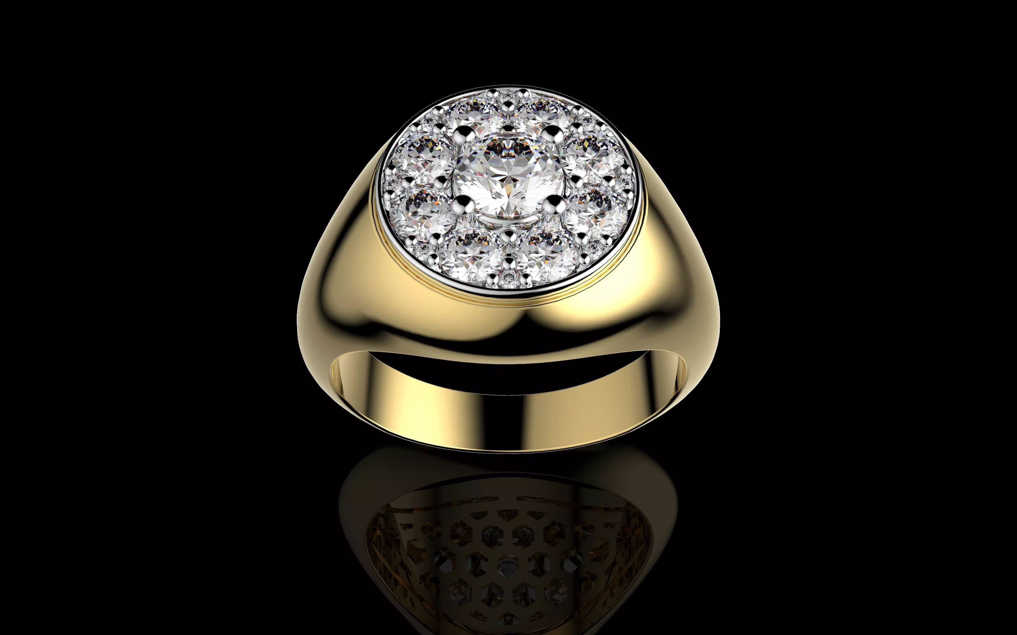 Gold N1524 3D print model_1