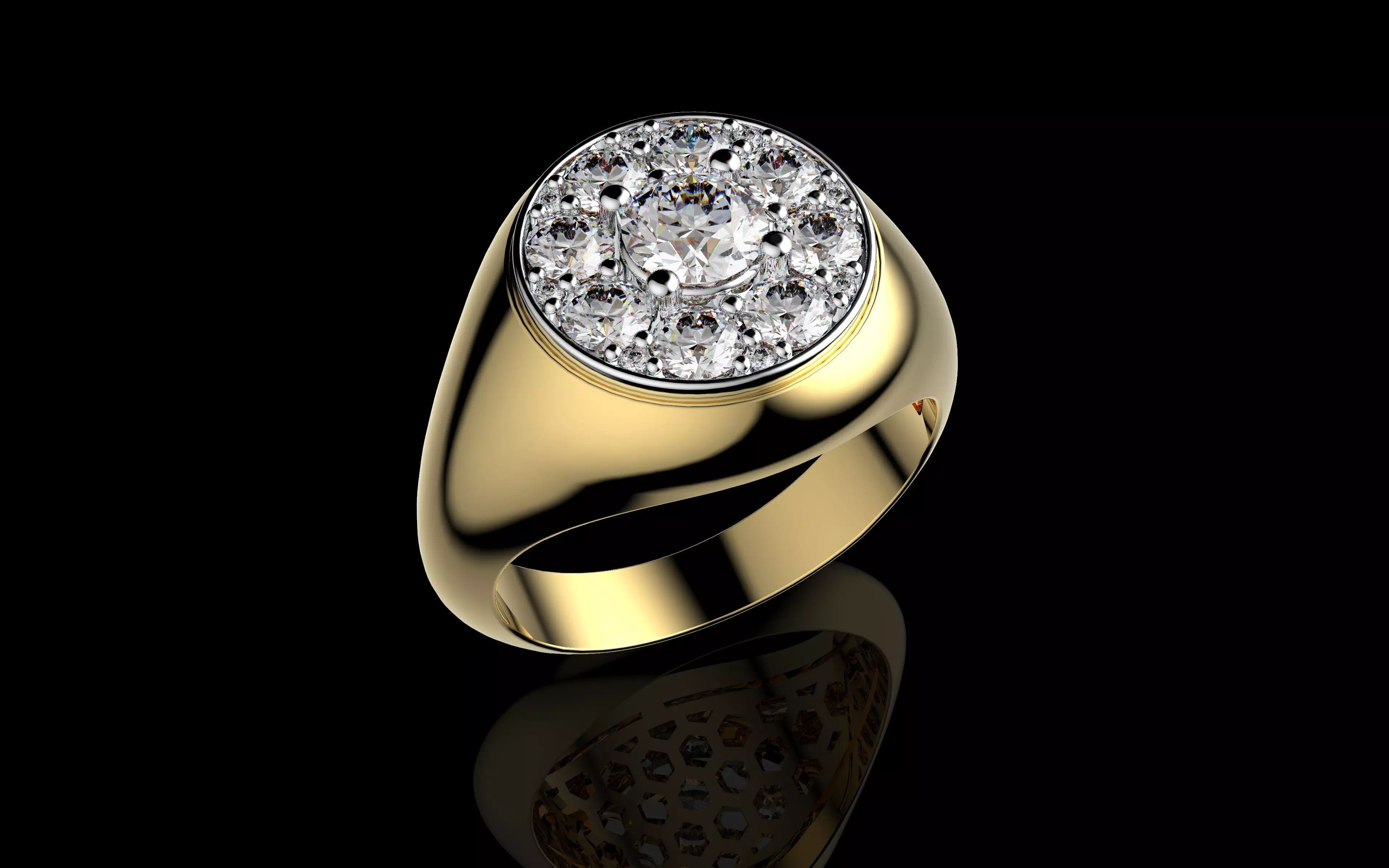 Gold N1524 3D print model_0