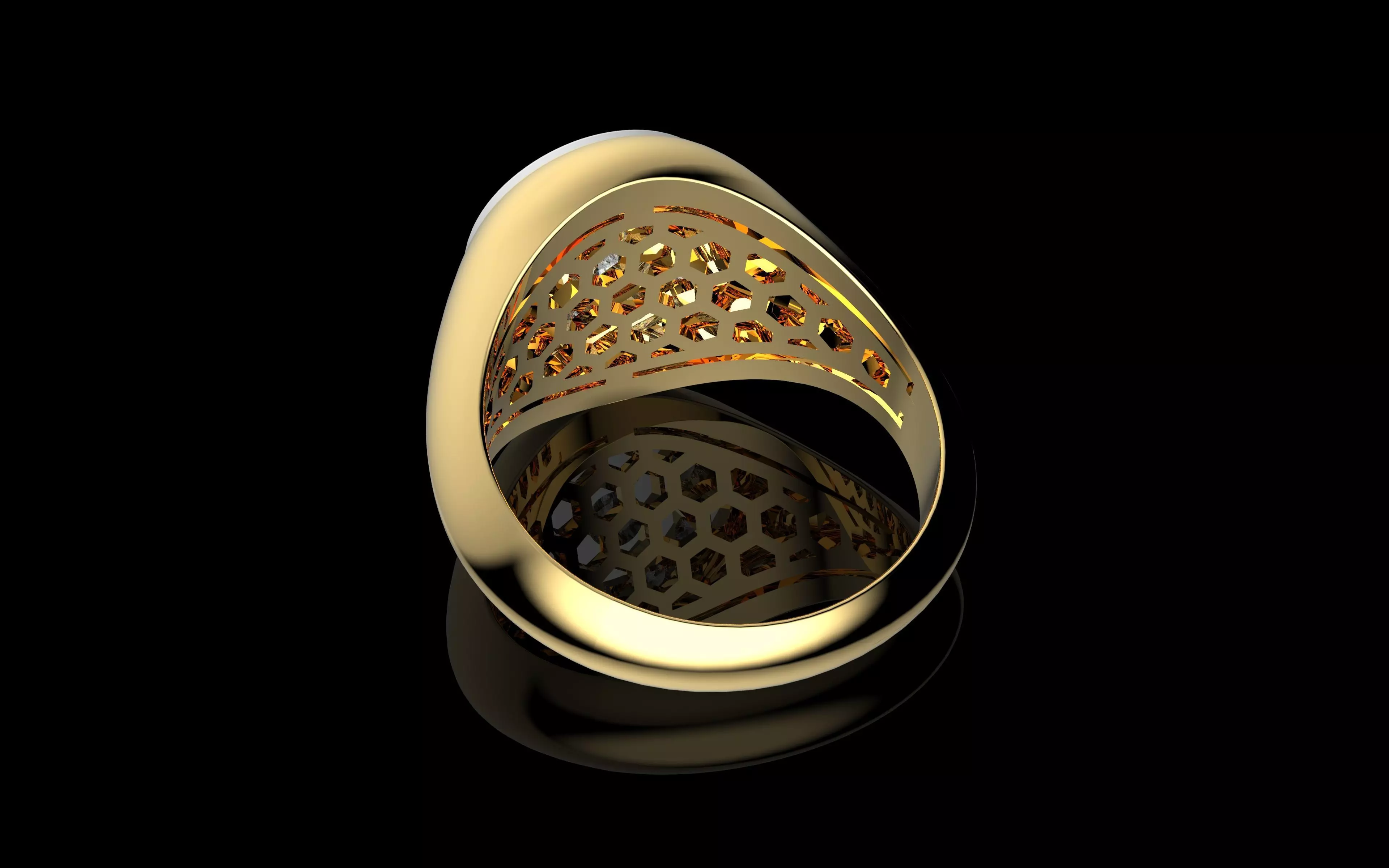 Gold N1524 3D print model_7