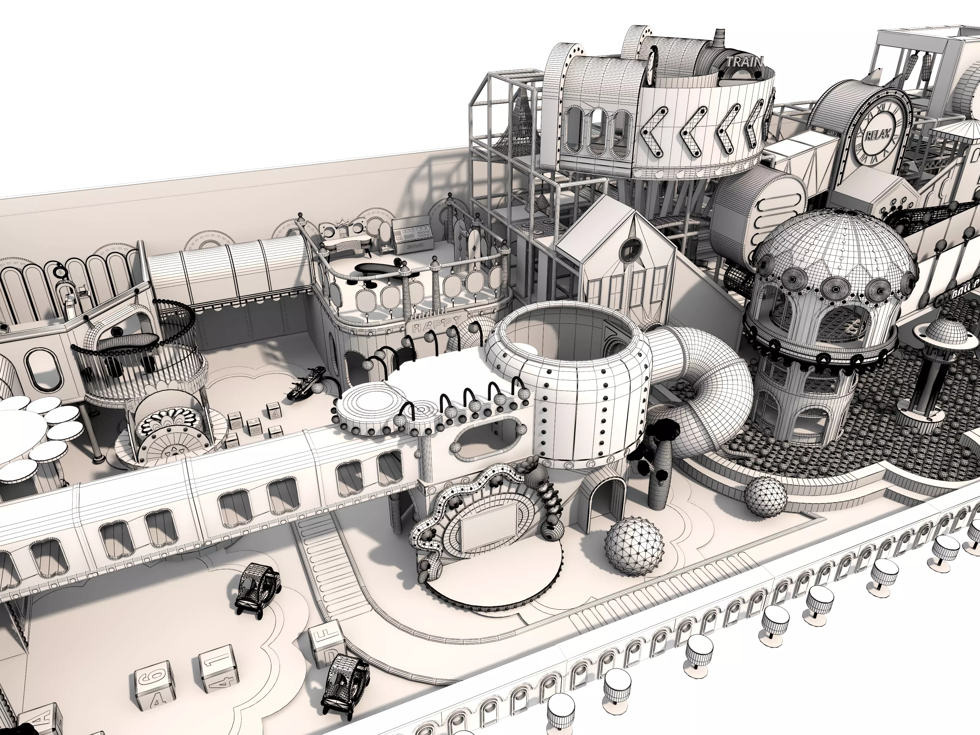 Children playground 03 3D model_18