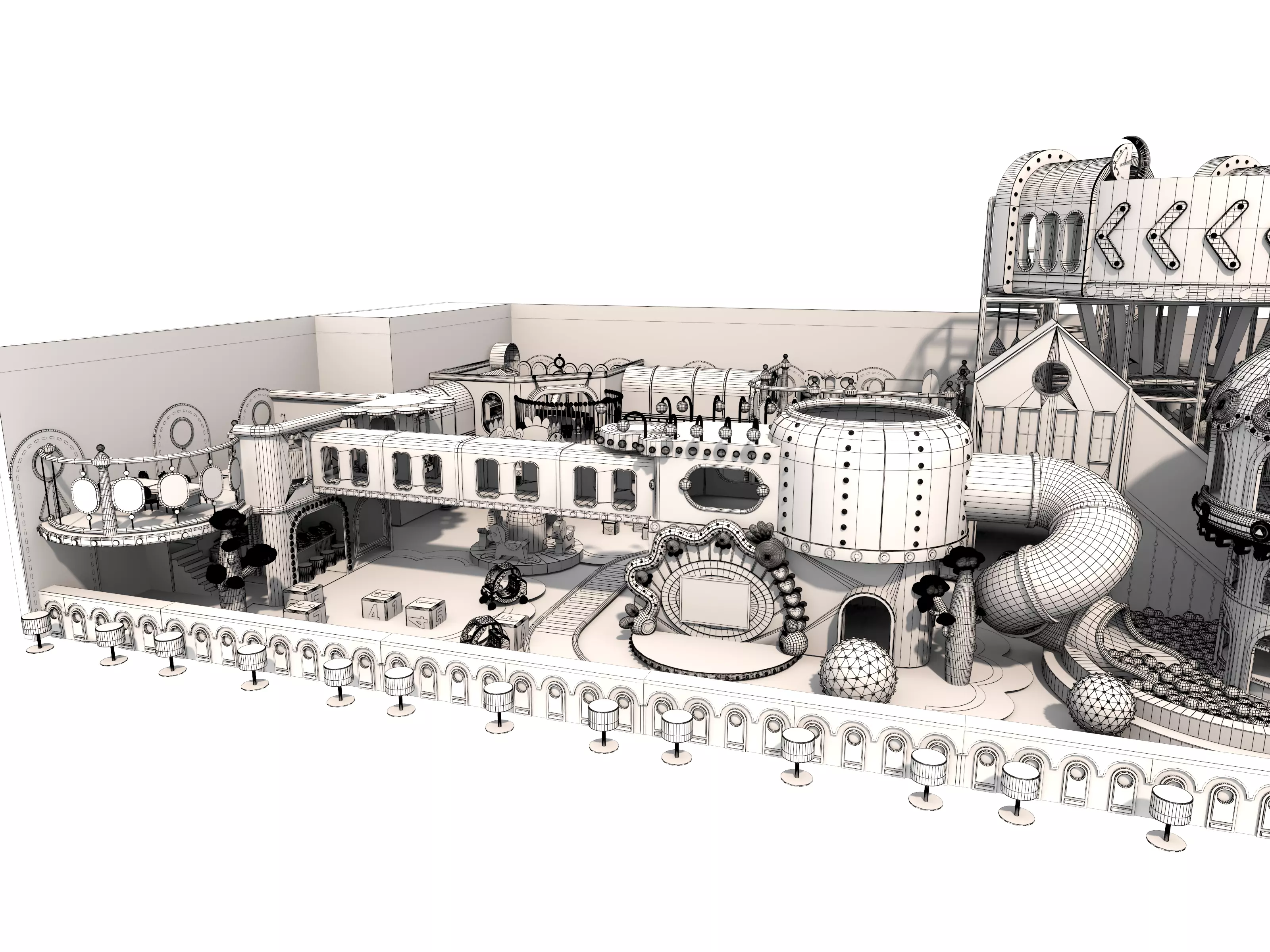 Children playground 03 3D model_21