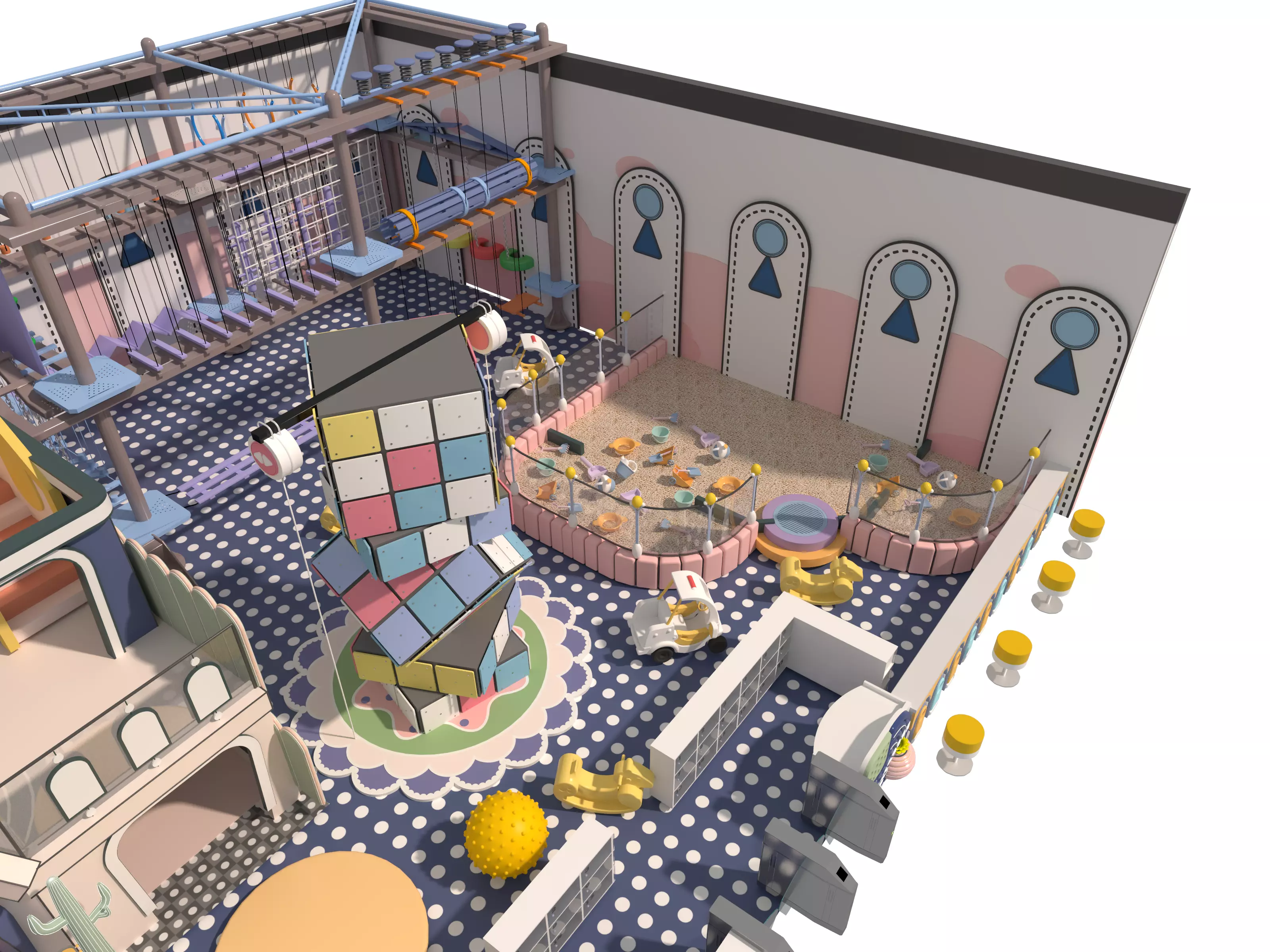 Children playground 03 3D model_8